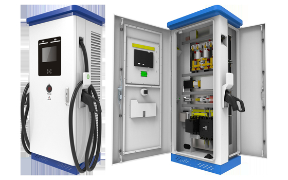 DC 240kW DC σταθμός γρήγορης φόρτισης σταθμός CCS2 7in οθόνη αφής FRID IP54