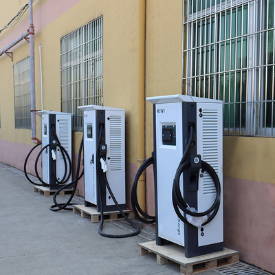 60KW Στάσιμο επίπεδο 3 CCS τύπου 1 Chademo EV ταχεία φορτιστές για γρήγορη φόρτιση και φόρτιση