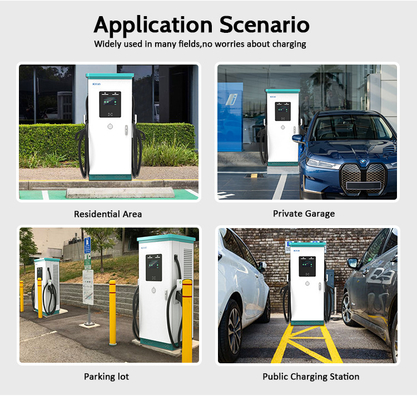 Διαφημιστικές οθόνες Δημόσιο εμπορικό DC EV ταχεία φόρτιση 180KW 240KW