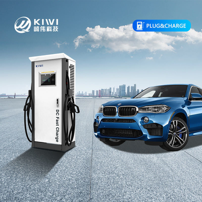 50Hz±10Hz Δικτυακή συχνότητα 60kW Παγκόσμιος σταθμός φόρτισης EV με συμβατότητα OCPP