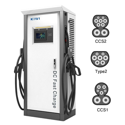 Η τάση εξόδου DC 200V-1000V 60KW 120KW CCS2 Chademo Type2 EV DC φορτιστή για ηλεκτρικά οχήματα