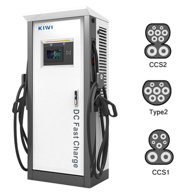 Η τάση εξόδου DC 200V-1000V 60KW 120KW CCS2 Chademo Type2 EV DC φορτιστή για ηλεκτρικά οχήματα