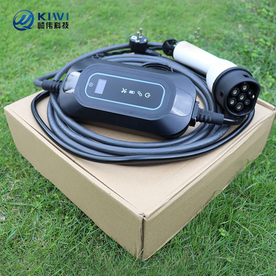 220V KIWI 3.5KW φορητό φορτιστή EV τύπου 2 16A J1772 για σταθμό φόρτισης ηλεκτρικών αυτοκινήτων