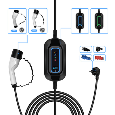 Tesla Model 2 3.5kw Ev φορτιστή επιπέδου 1 Plug In φορτιστή ρεύμα εξόδου 16A φορητό για ξενοδοχείο