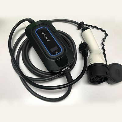 Τεσλά Φιταριστικό Αυτοκινήτου Τύπου 2 Plug In Sae J1772 Τύπου1 16α 220v EV φορητό φορτιστή 5m καλώδιο