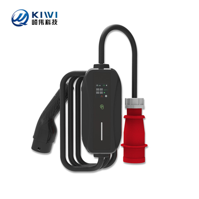 Τύπος 2 Συμπλέκτης και καλώδιο 11kW 380V 16A φορητό φορτιστή EV για φόρτιση ηλεκτρικών οχημάτων