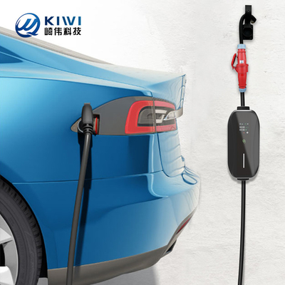 Τύπος 2 Συμπλέκτης και καλώδιο 11kW 380V 16A φορητό φορτιστή EV για φόρτιση ηλεκτρικών οχημάτων