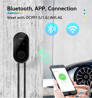 220Vac /-10% Έκδοση τάσης 7kw Type2 Wallbox 32A Carica e Gioca EV φορτιστή για το σπίτι
