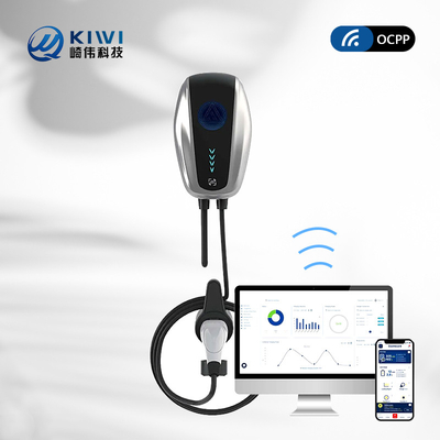 Φόξβαγκσον ID 4 EV φορτιστή 7kw οθόνη LCD μονό φάσης τύπου 2 με ανίχνευση μόνωσης
