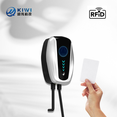 Φόξβαγκσον ID 4 EV φορτιστή 7kw οθόνη LCD μονό φάσης τύπου 2 με ανίχνευση μόνωσης