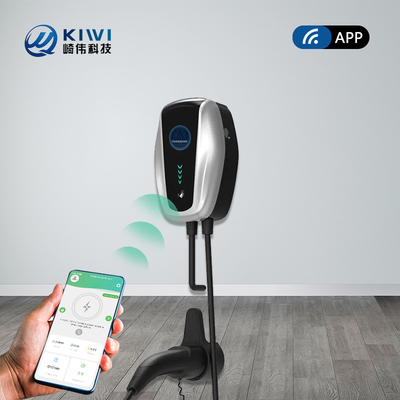 Φόξβαγκσον ID 4 EV φορτιστή 7kw οθόνη LCD μονό φάσης τύπου 2 με ανίχνευση μόνωσης