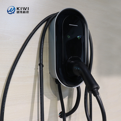 Δικτυακή συχνότητα 50Hz±10Hz Τύπος 1/ Τύπος2 7kw EV φορτιστή ηλεκτρικού οχήματος φορτιστή με LCD