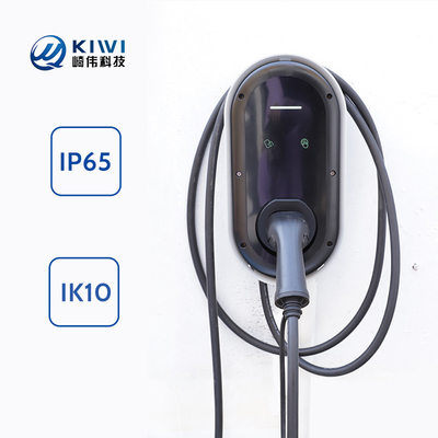 RS485 Επικοινωνία 7kW Ηλεκτρική ισχύς τύπου 2 Ηλεκτρικό φορτιστή αυτοκινήτου Wallbox για 16A 32A 40A