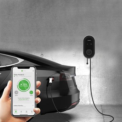 Σταθμός φόρτισης ηλεκτρικών οχημάτων Wifi 7kw με ανίχνευση μόνωσης και σύνδεση τύπου 2