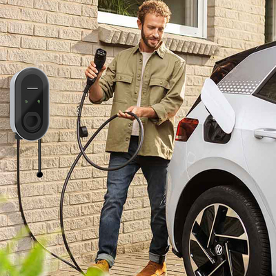 11kw Wifi DC LCD Display CCS2 Car EV Wallbox Charger για γρήγορη και βολική φόρτιση