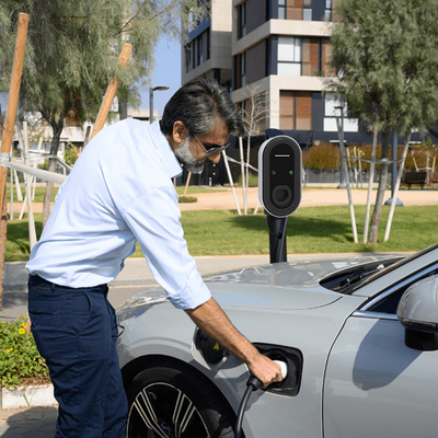 Τεχνητή φόρτιση ηλεκτρικών οχημάτων KIWI 22KW για είσοδο τάσης 380v και καλώδιο τύπου 1 2
