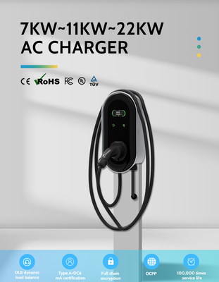 ΚΑΙΒΙ LCD Mini Opcc 220V Τύπος 2 Σταθμός φόρτισης 7kW CCS EV φορτιστή για ηλεκτρικά αυτοκίνητα
