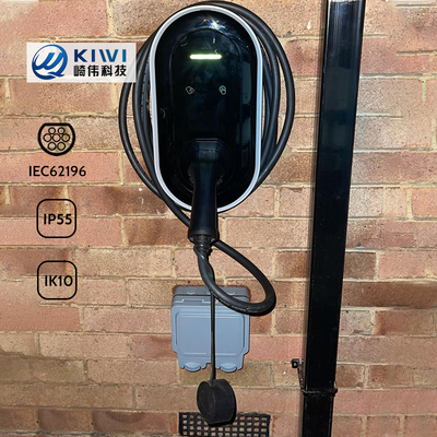 GBT Socket 1 Phase AC Level 2 EV Charging Station με έξοδο 7KW και παρακολούθηση τάσης