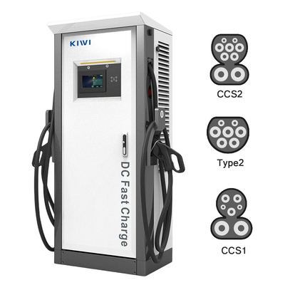 60kw 120kw ρεύμα εξόδου CCS2 Chademo Type2 EV DC φορτιστή για ηλεκτρικά οχήματα