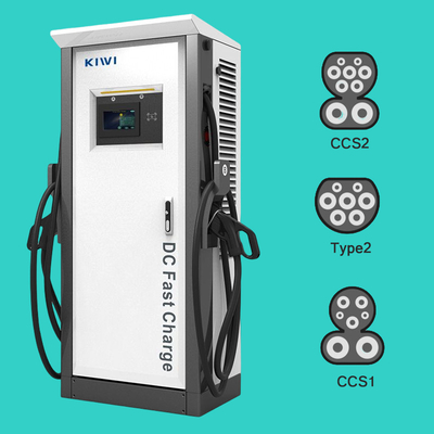 50Hz±10Hz Συχνότητα δικτύου Τσάδεμο τύπου2 120KW EV DC στοίβας φόρτισης για ηλεκτρικά οχήματα