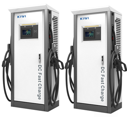 Σταθμός ταχείας φόρτισης 120kw CCS1 CCS2 Car Chademo EV DC με συχνότητα 50Hz±10Hz