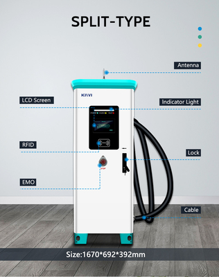CCS1/CCS2 Πρότυπο διεπαφής 320KW εμπορικό φορτιστή EV για ταχεία φόρτιση στο KIWI DC