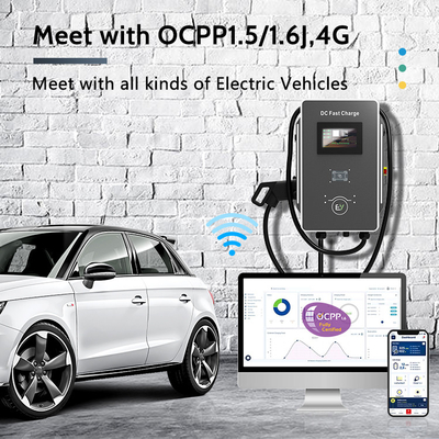 30kW Fast SmartDC EV Charger με διακόπτη συχνότητας δικτύου 50Hz±10Hz και προστασίας από διαρροές