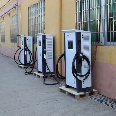 150-160kw Επίπεδο 3 EV φορτιστής στολίδας Plug και φόρτιση με ανίχνευση θερμοκρασίας στολίδας