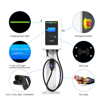 Υψηλής απόδοσης 20kW 30kW 40kW EV DC φορτιστή Ηλεκτρικό όχημα Στάση ταχείας φόρτισης