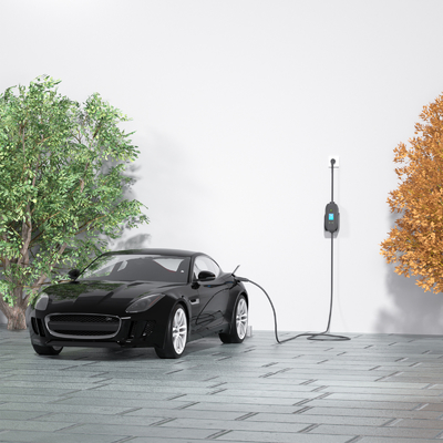 Στον τοίχο τοποθετημένο μονό φάση 3.5kw φορητό φορτιστή EV με πρίζα φόρτισης και ανίχνευση μόνωσης